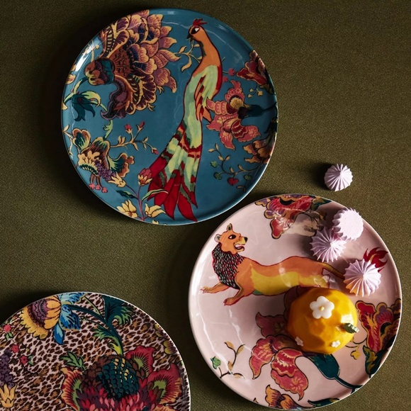 NWT Anthropologie House of Hackney Blue   Dessert Plate - Picture 5 of 5